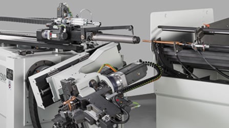 Buisbuigmachine met automatische belading en ontlading